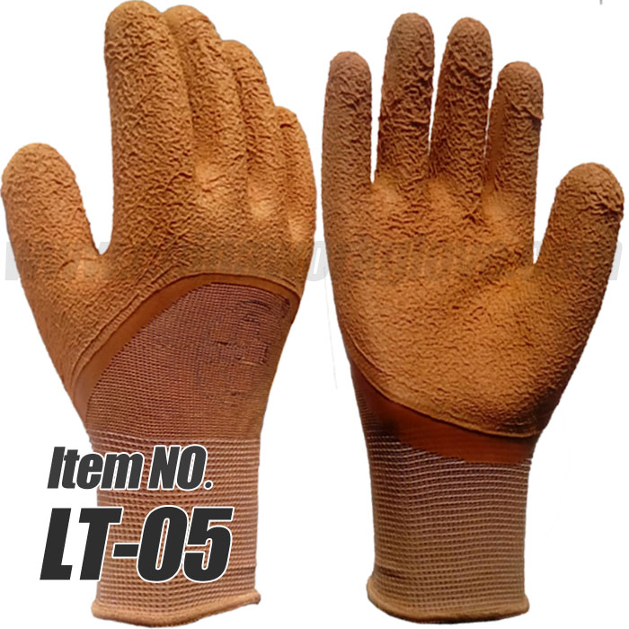 13G Polyester/Nylon 3/4 (half) Latex Foam Coating Work Glove